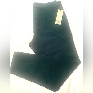 SUAVE Full Length Hunter Green Leggings, Size Large